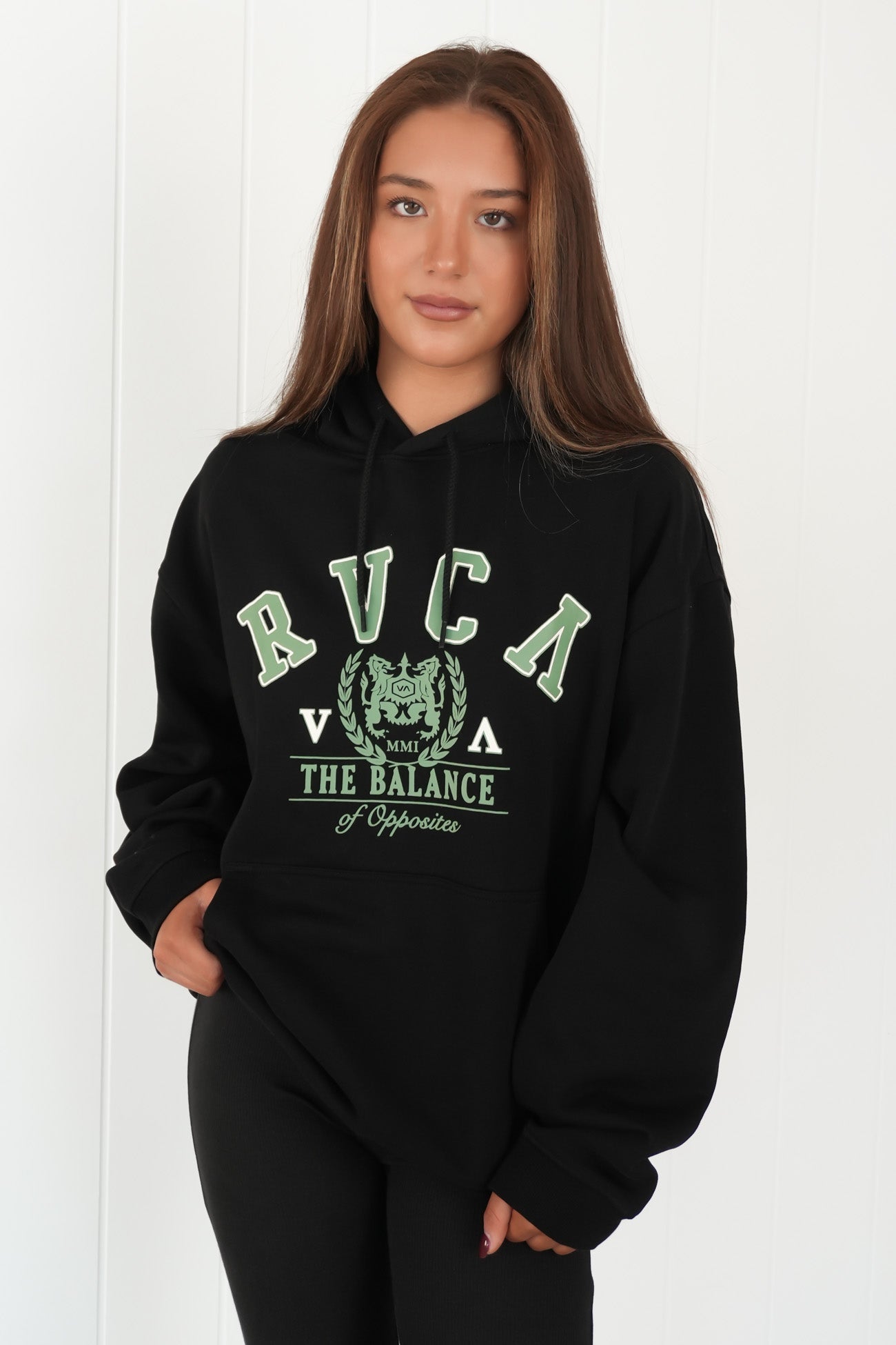 Baggie BF Hoodie Washed Black