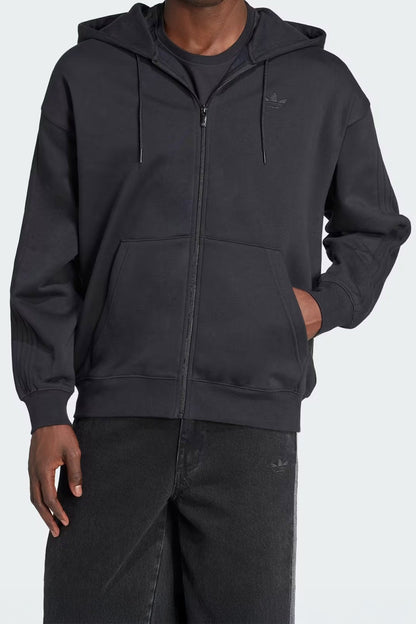 Baggy FZ Hoodie Black