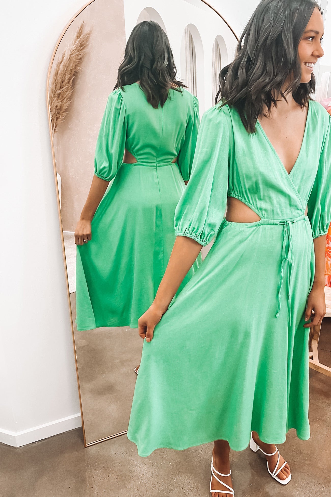 Bailey Midi Dress Green