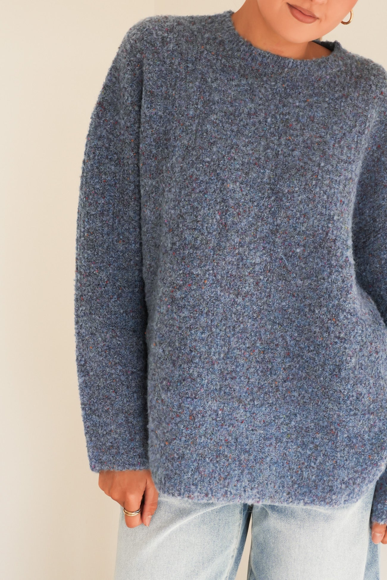 Banks Knit Jumper Dark Blue