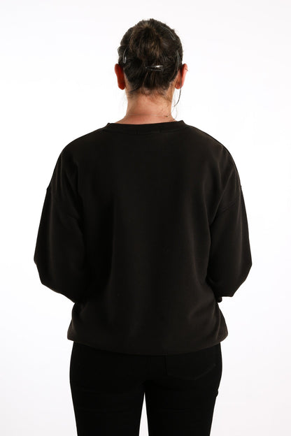 Baseline Logo Sweatshirt Washed Black
