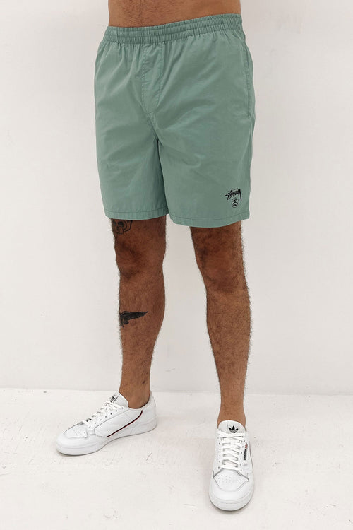 Basic Stock Beachshort Sage Green