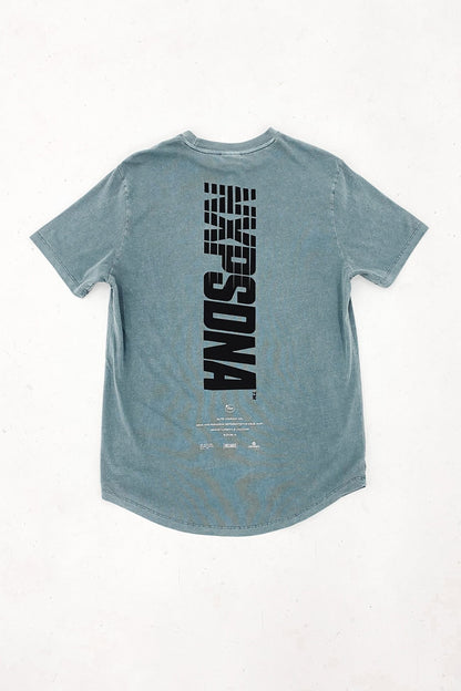 Basis Dual Curved Tee Pigment Stormy Weather