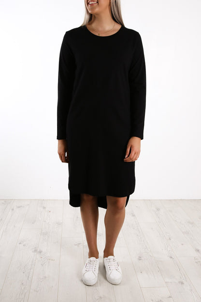 Bay Long Sleeve Dress Black