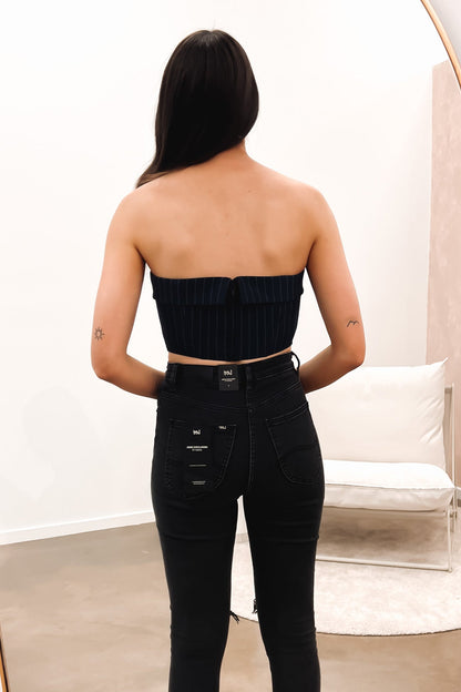 Baylee Corset Top Navy