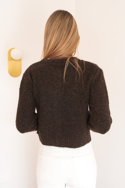 Bayside Cardigan Brown