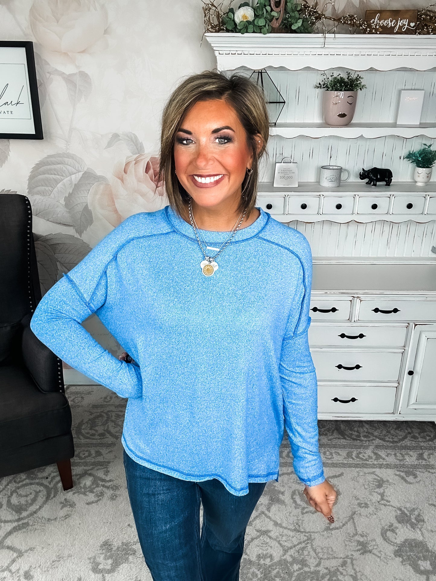 Midnight Mover Pullover - Ocean Blue