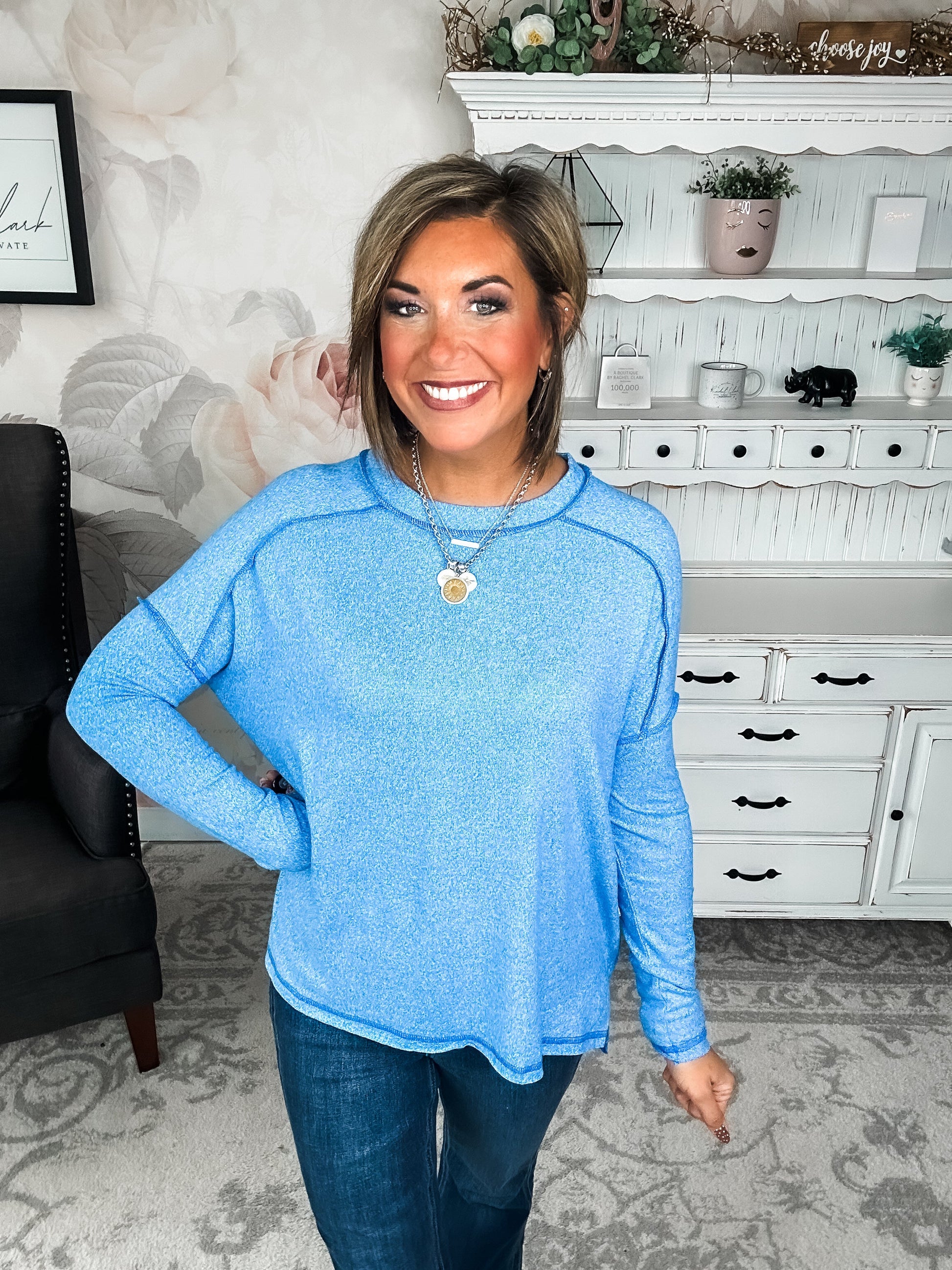 Midnight Mover Pullover - Ocean Blue