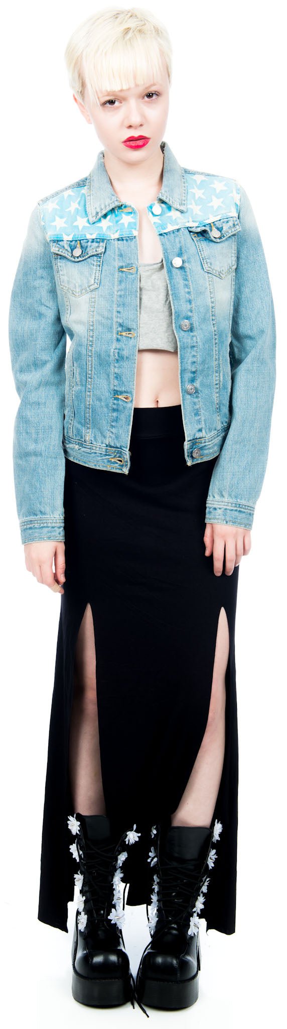 American Flag Denim Jacket