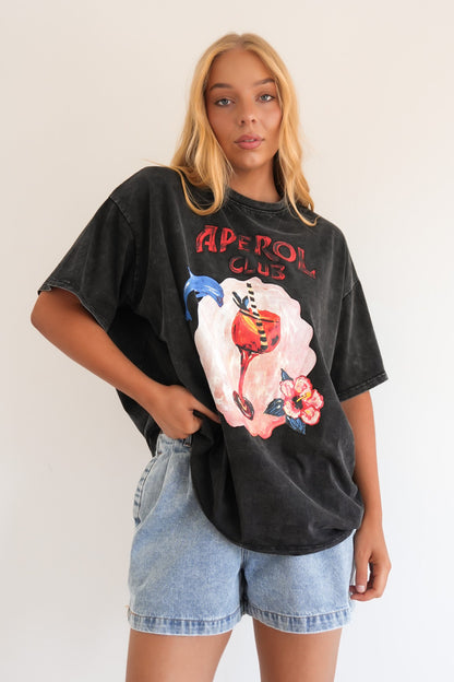 Aperol Club Tee Black