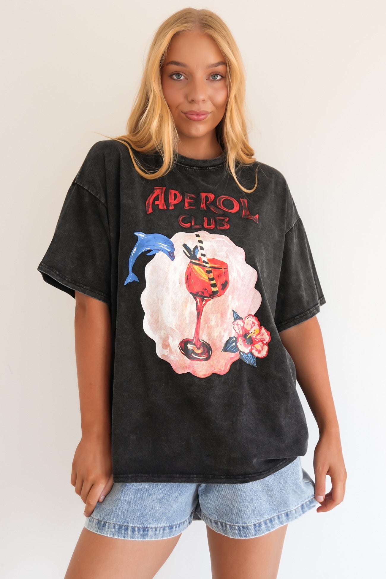 Aperol Club Tee Black