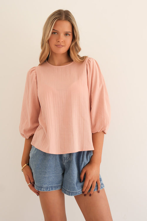 Aria Top Peach