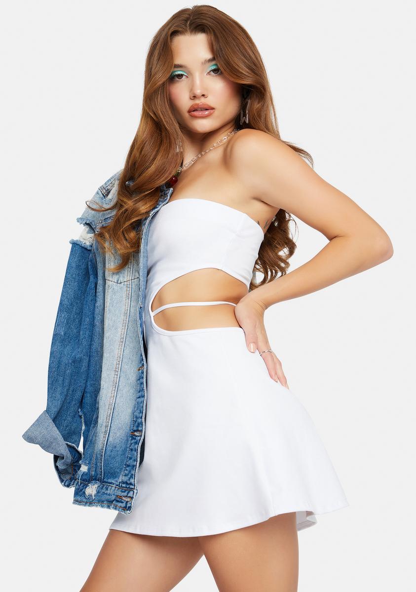 Angel Pretty Peppy Cutout Mini Tube Dress