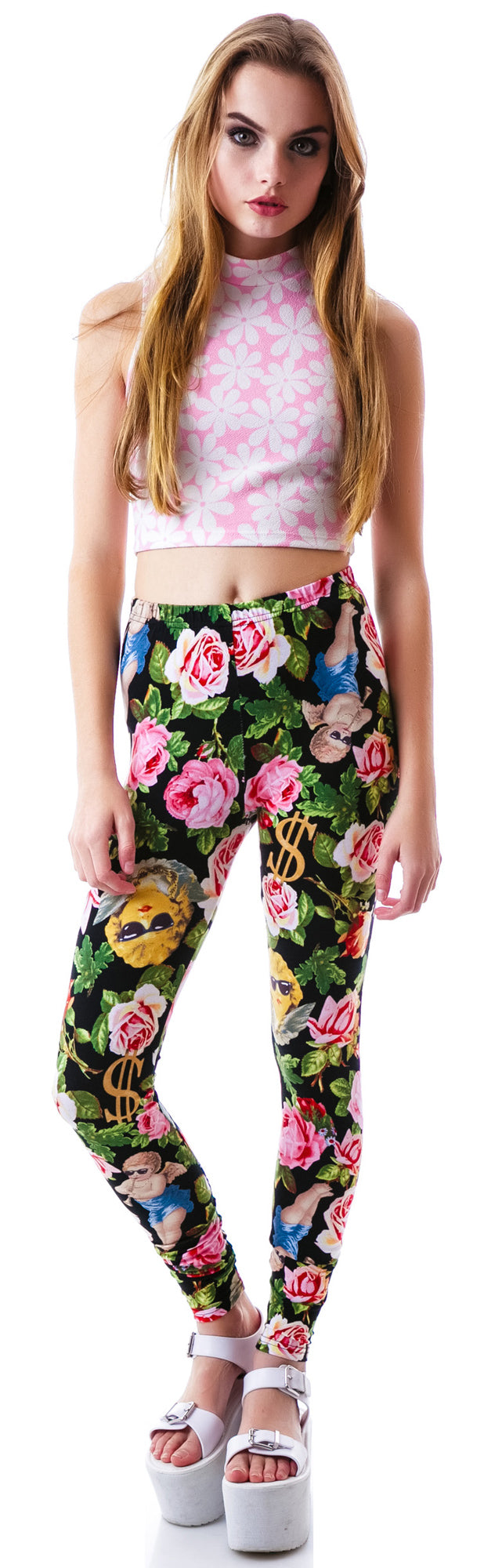 Angelic Rich Floral Leggings