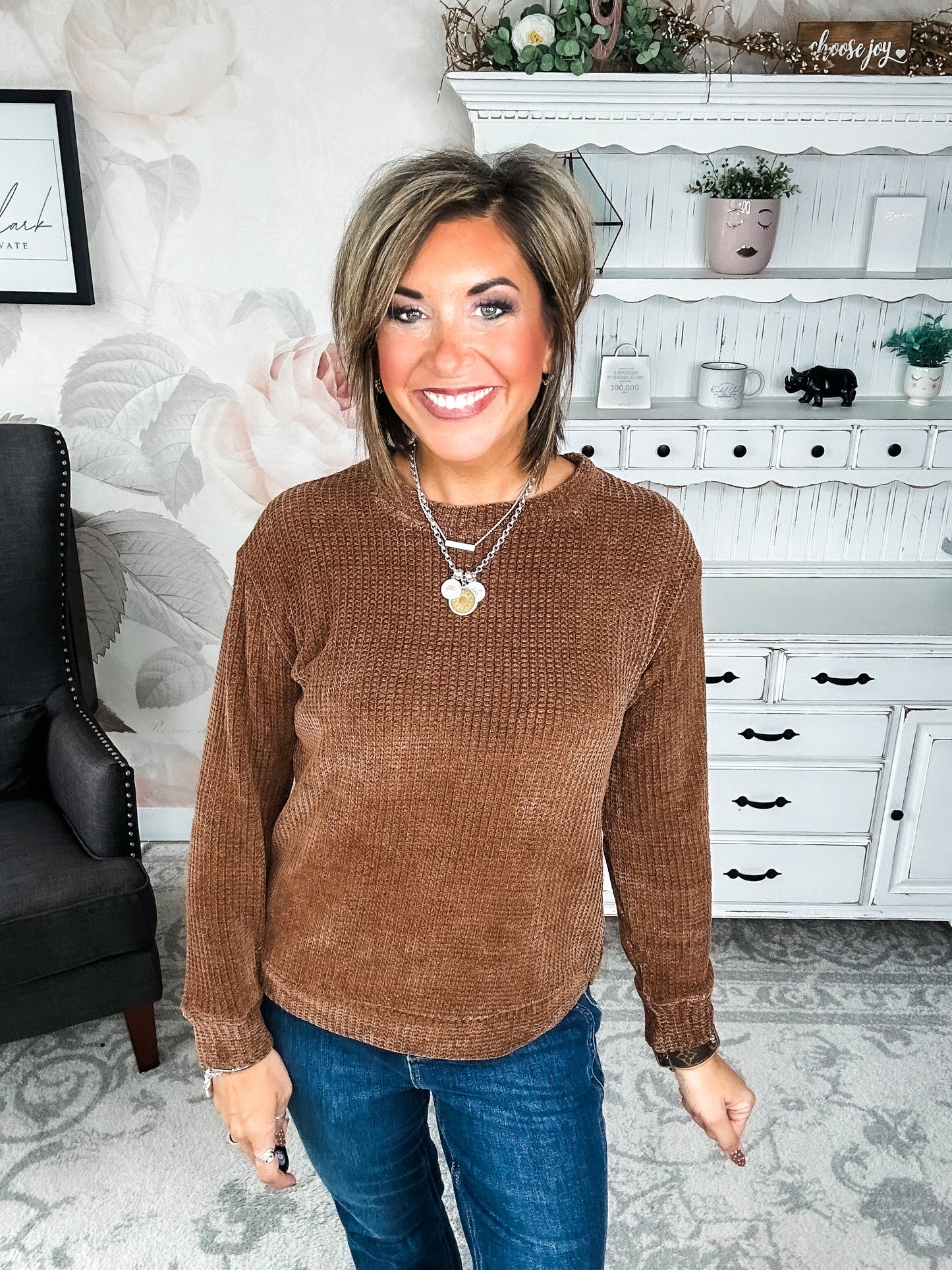 Moonlight Mixer Sweater - Brown