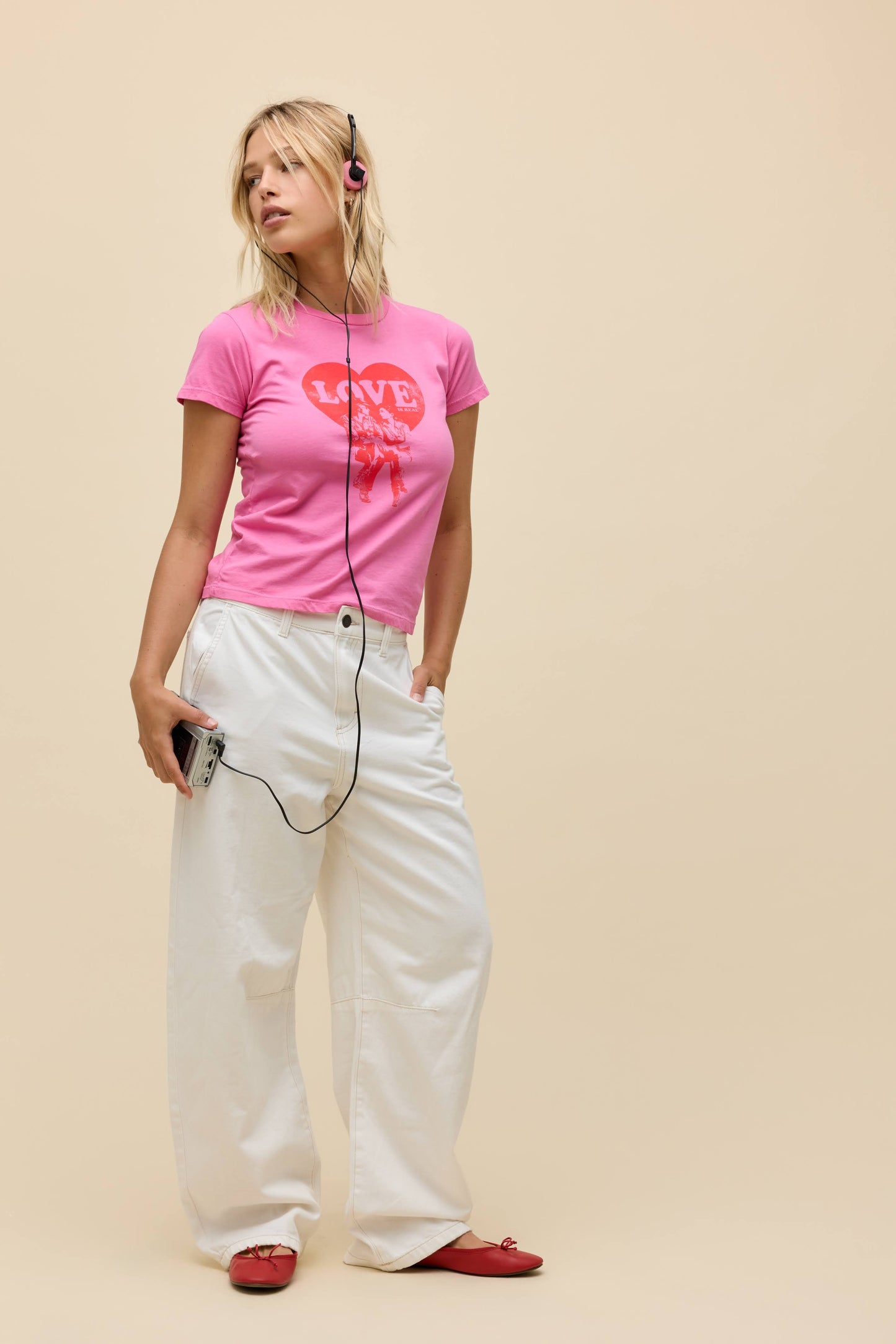 john lennon love is real headliner tee