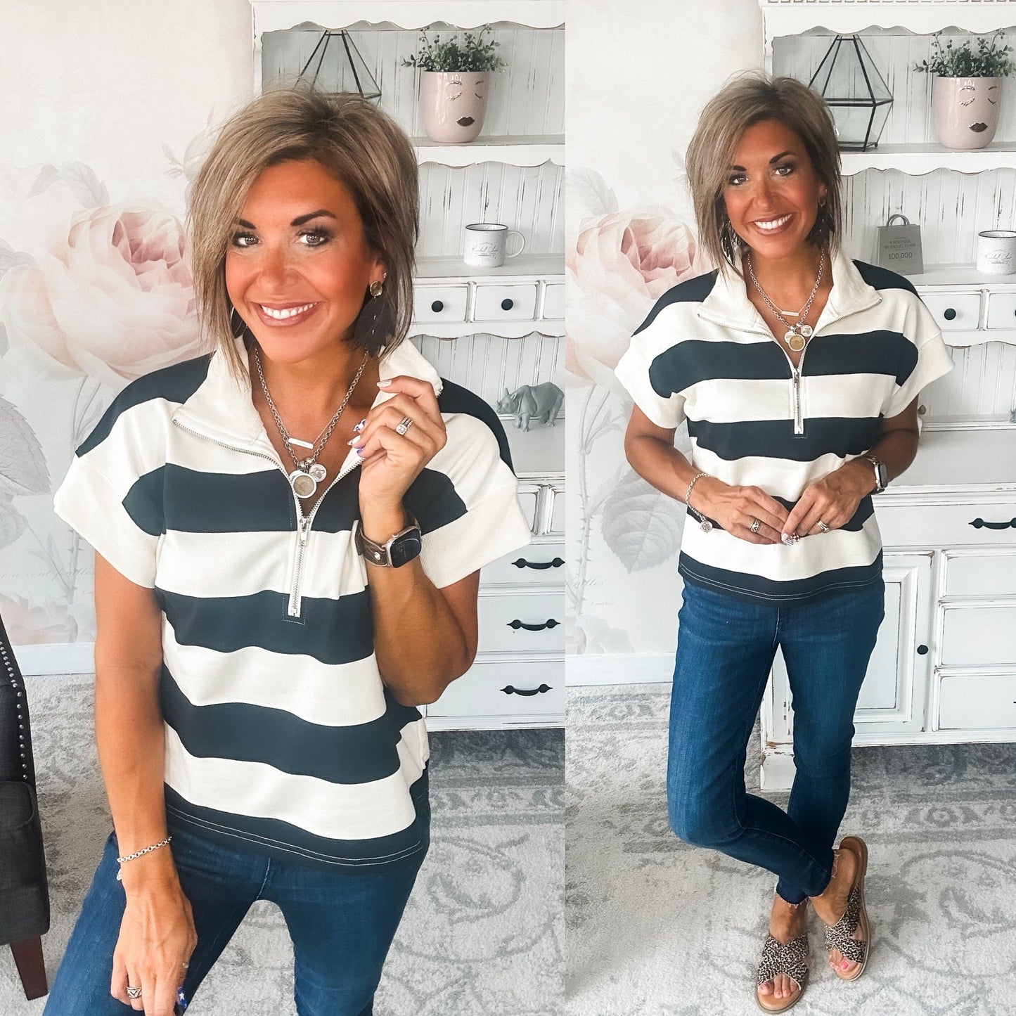 Hope Floats Quarter Zip Sweater