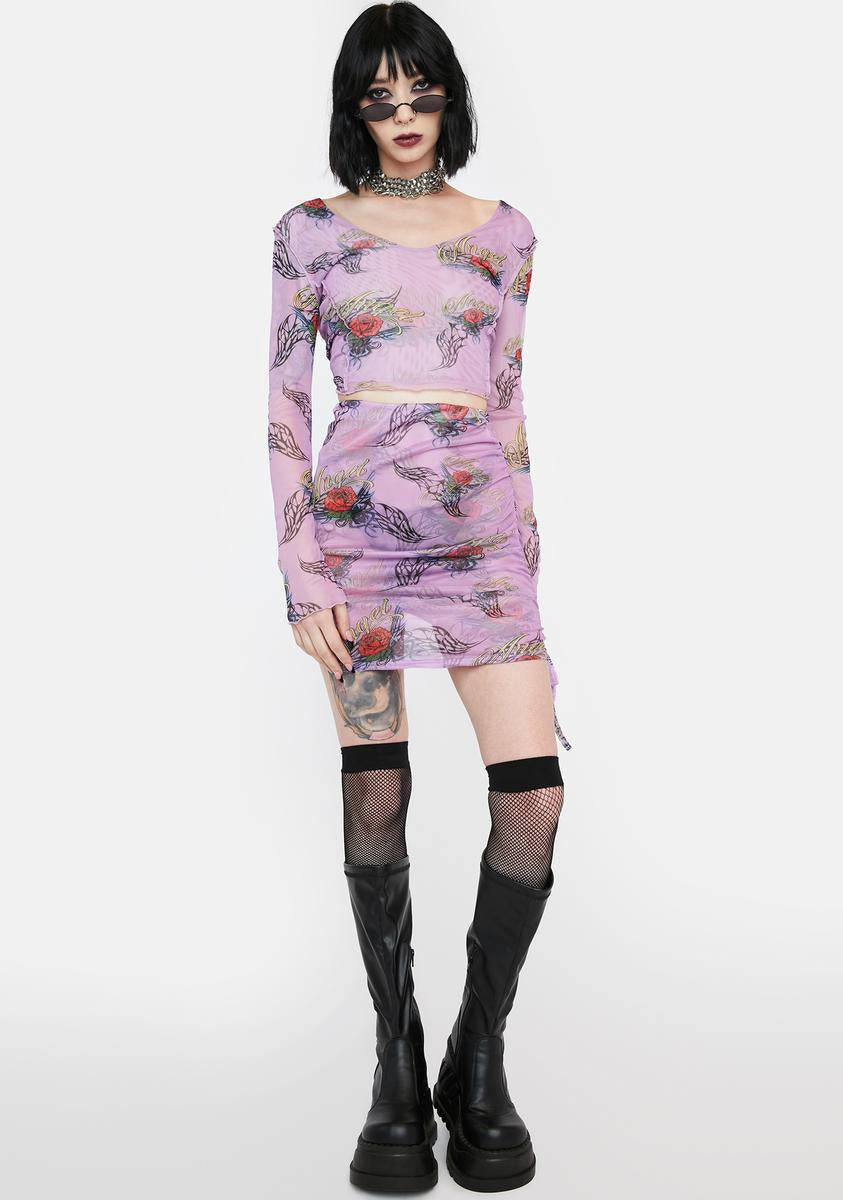 Angel Rose Long Sleeve Top