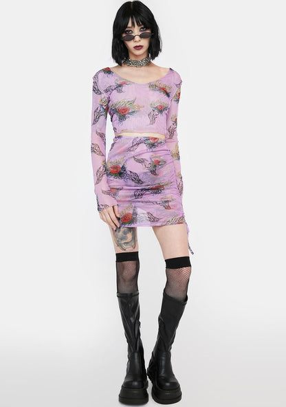 Angel Rose Long Sleeve Top