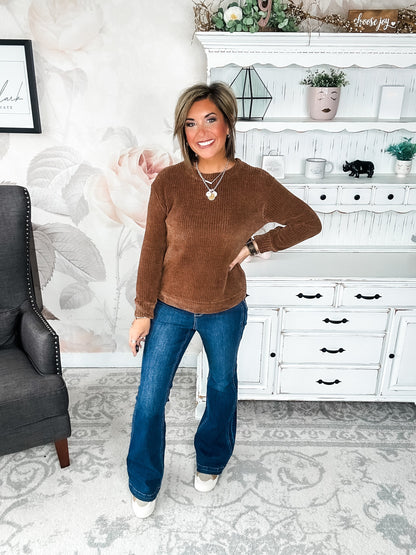 Moonlight Mixer Sweater - Brown