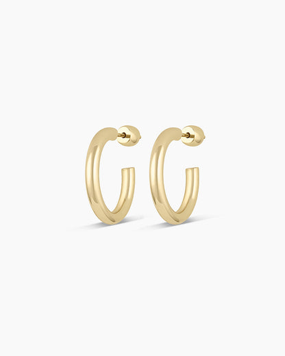 14K Gold Carter Hoops