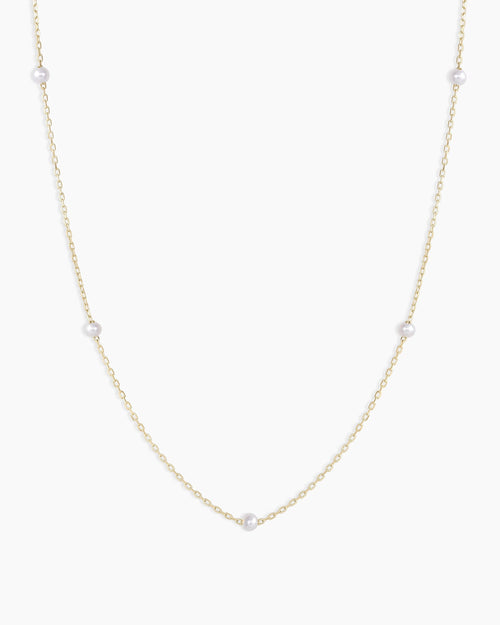 14K Gold Pearl Newport Necklace