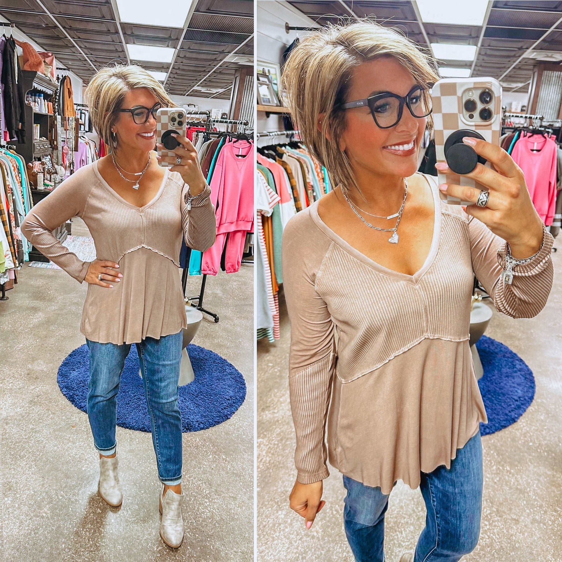 Looking For Yourself Top - Cocoa