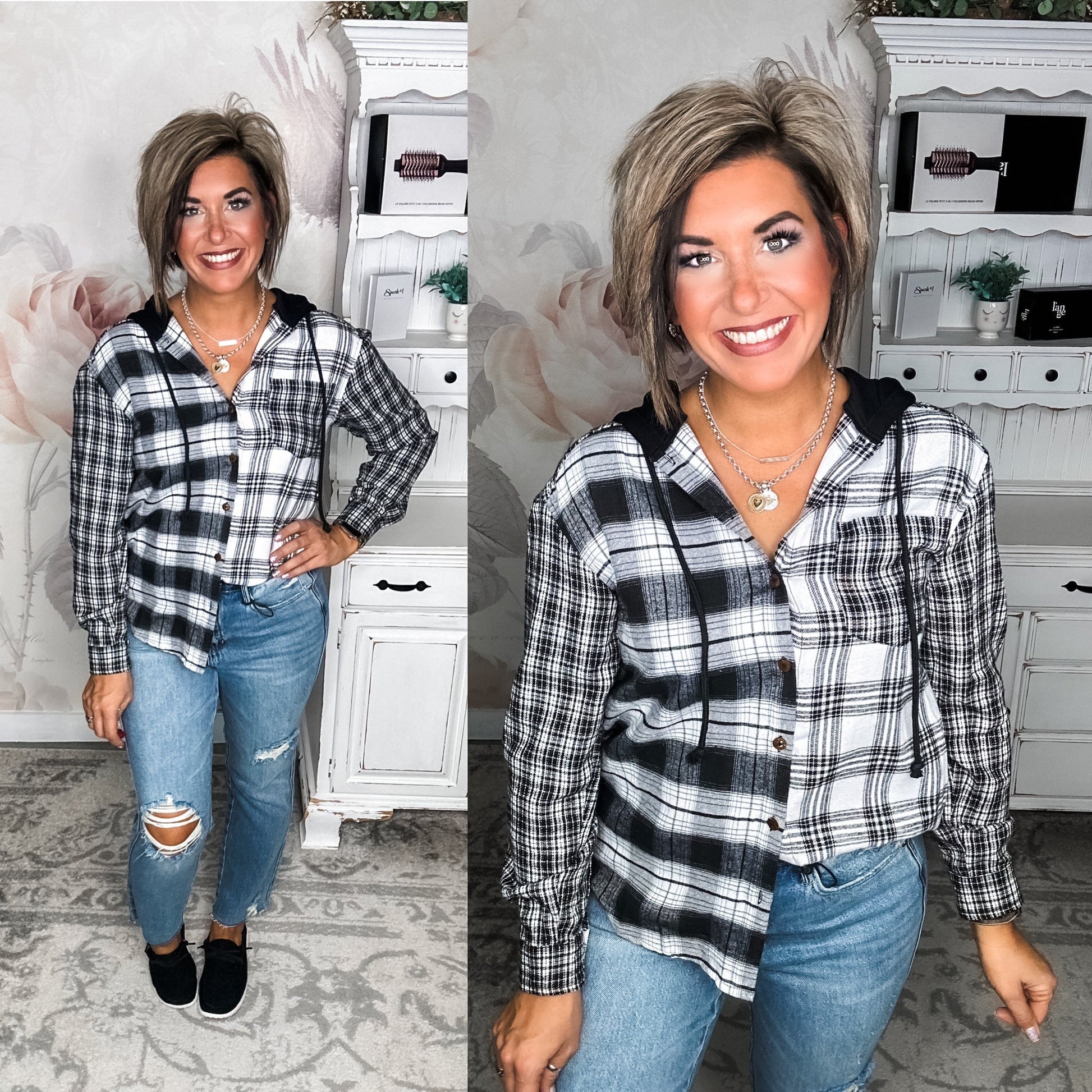 Messing Around Plaid Button Down