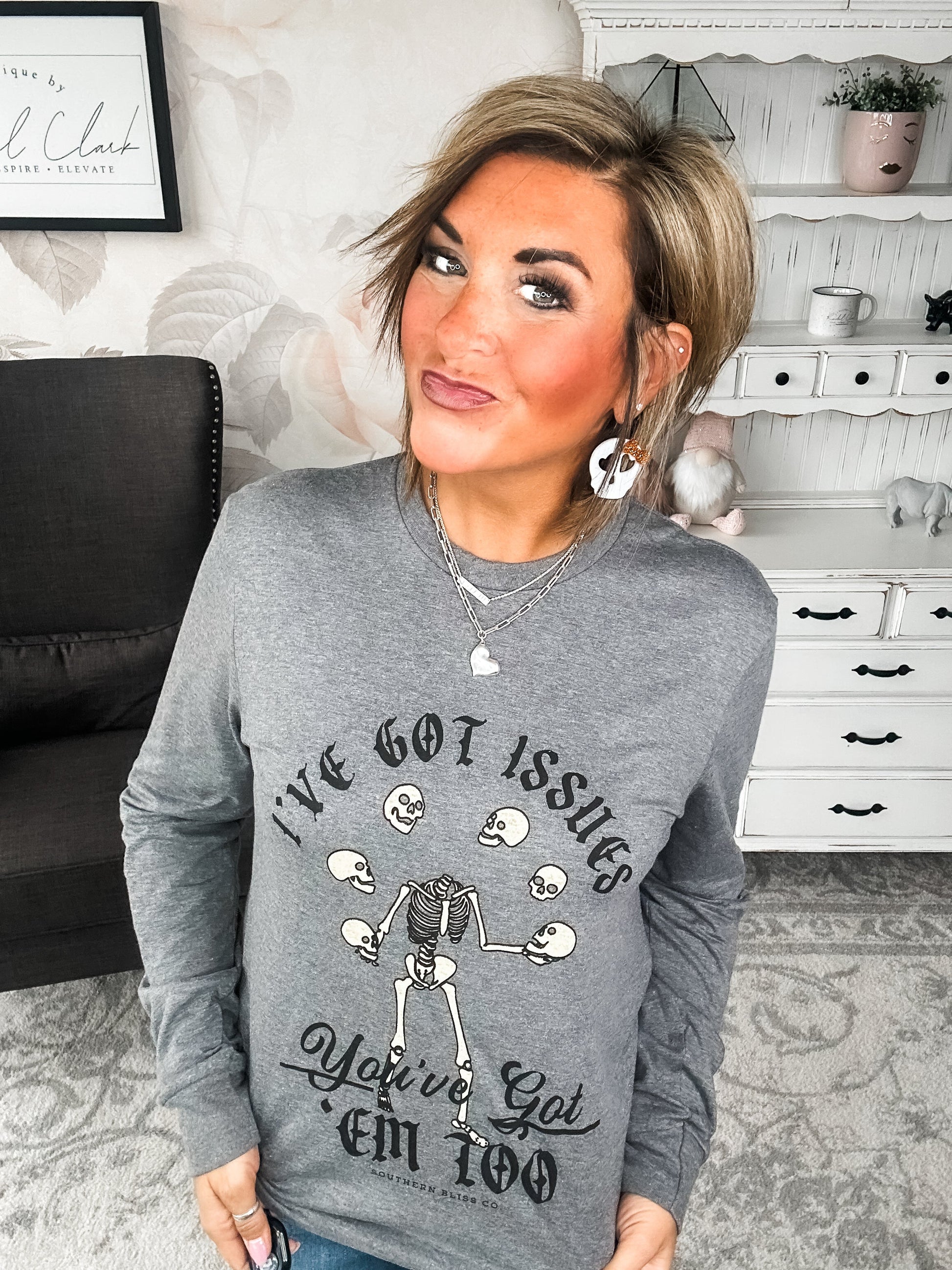 I've Got Issues Long Sleeve Graphic Tee