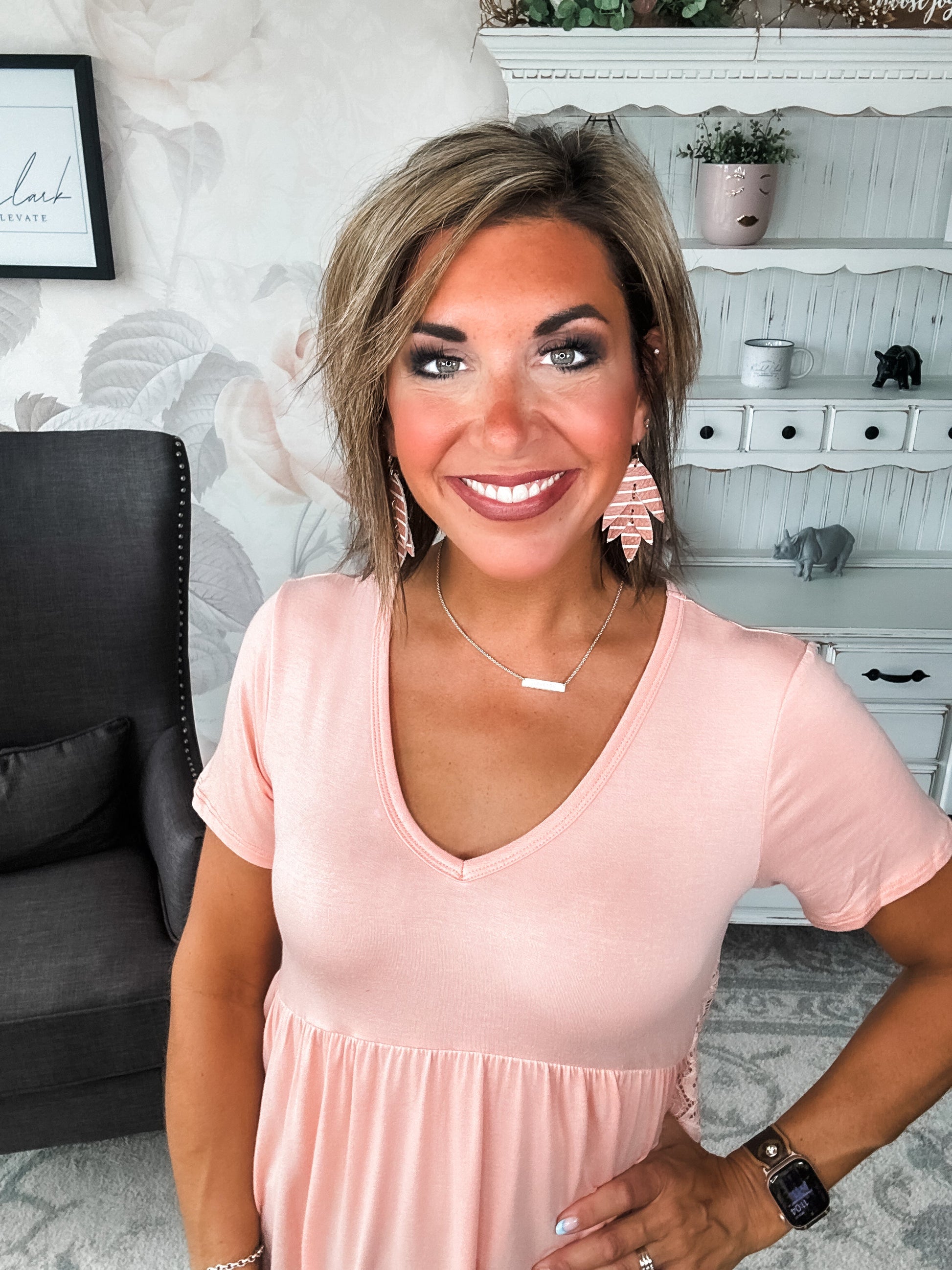 Just Look Back Babydoll Top