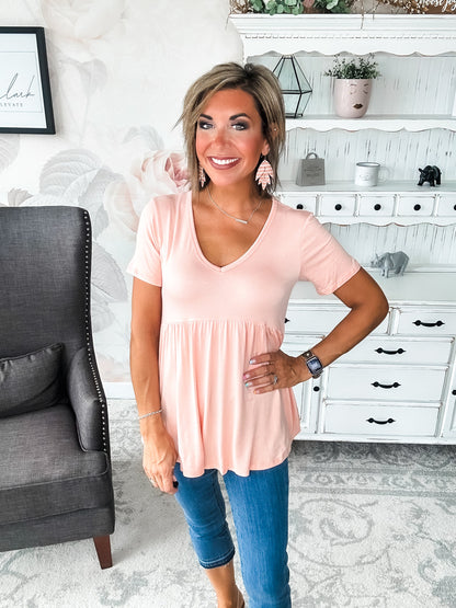 Just Look Back Babydoll Top