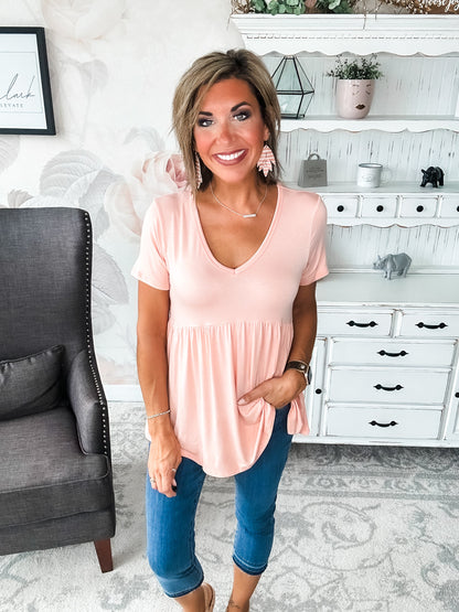 Just Look Back Babydoll Top