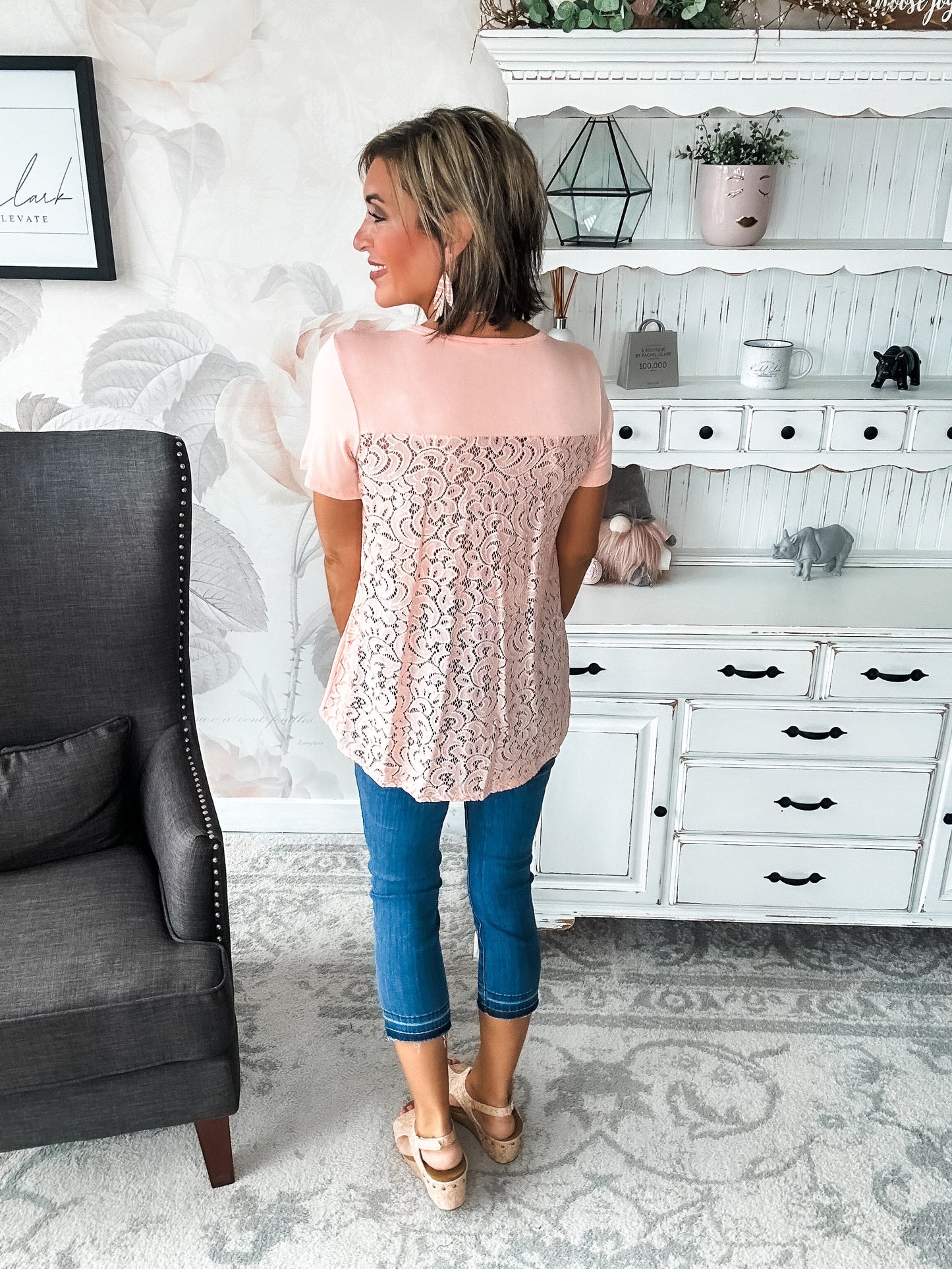 Just Look Back Babydoll Top
