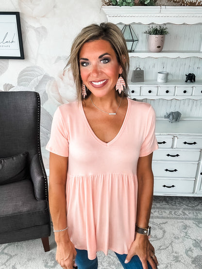 Just Look Back Babydoll Top