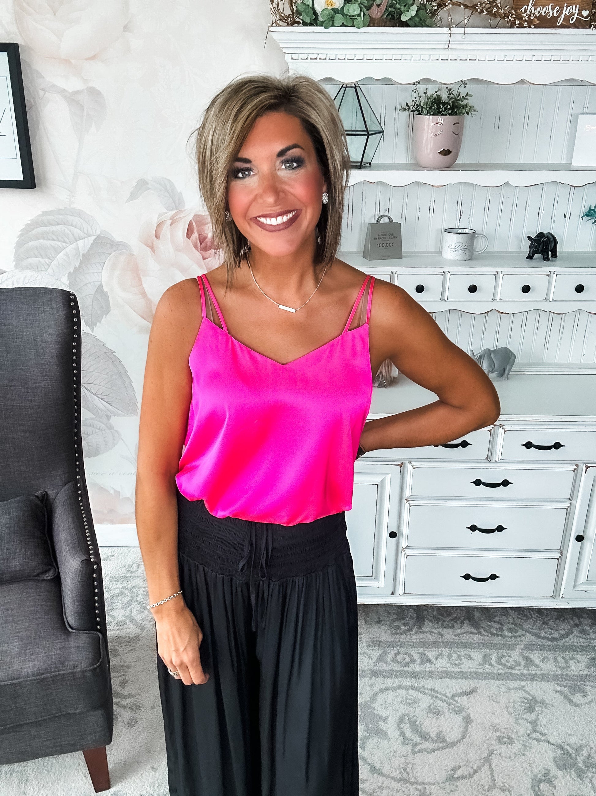 Neon Moon Double Strap Cami Tank