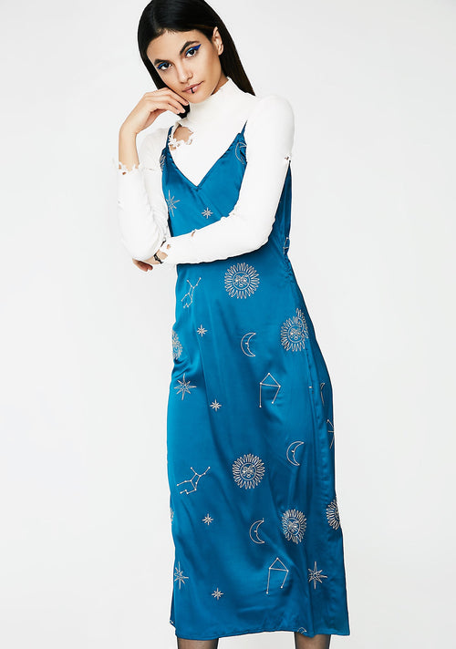 Among The Stars Slip Dress