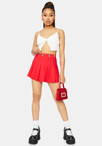 Angel Booked And Busy Lace Crop Tank