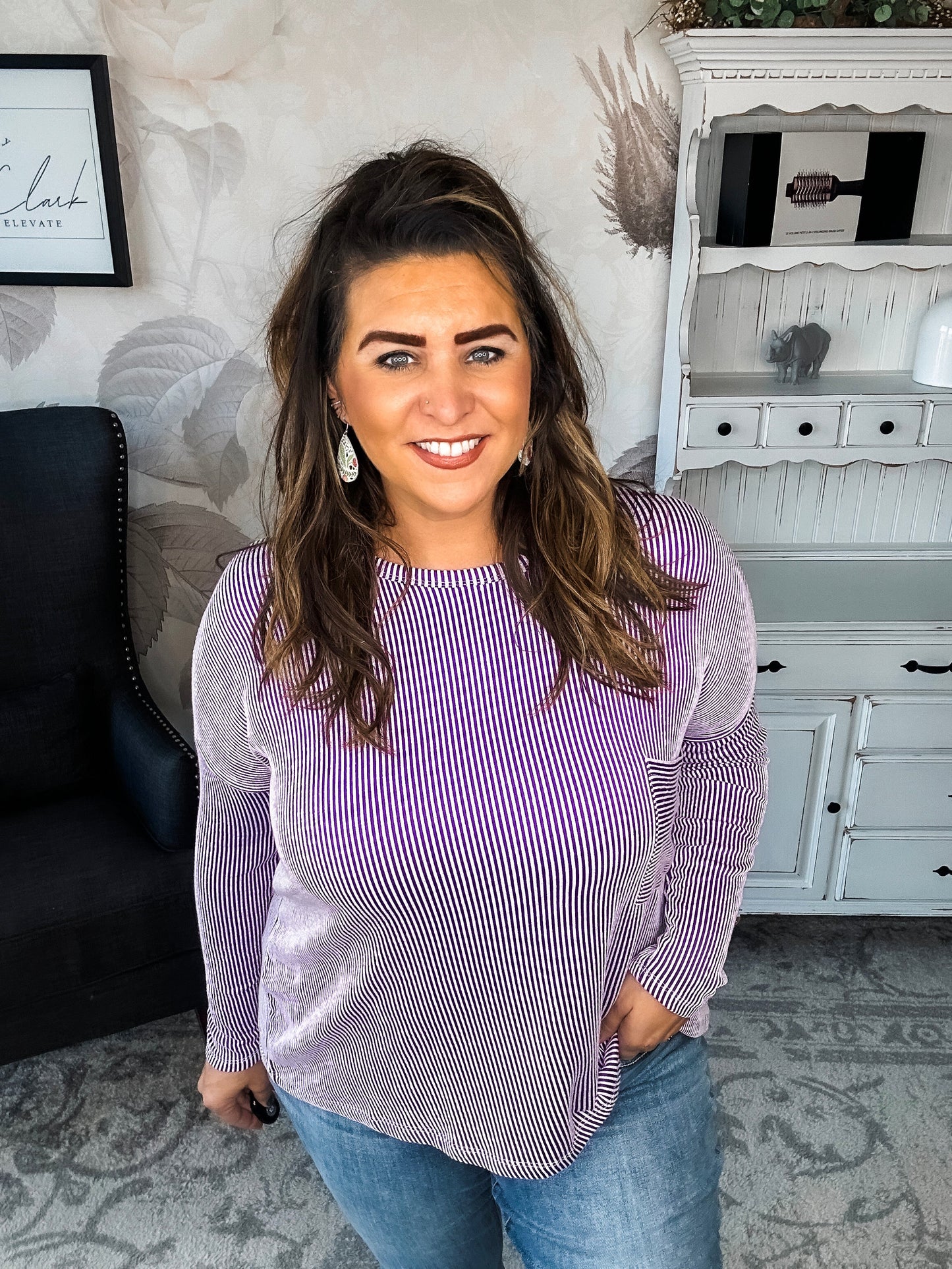 Into The Night Pullover - Violet