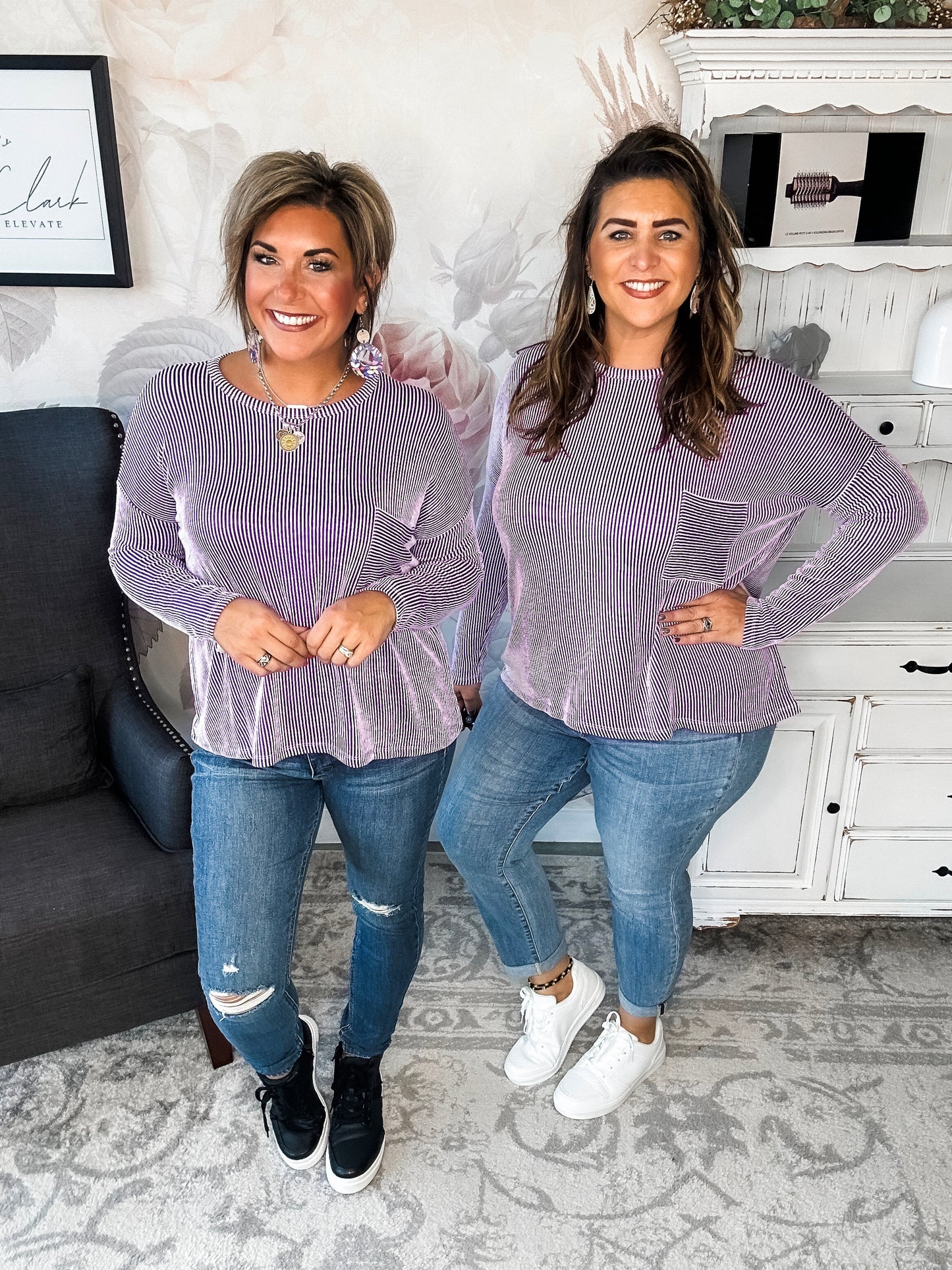 Into The Night Pullover - Violet