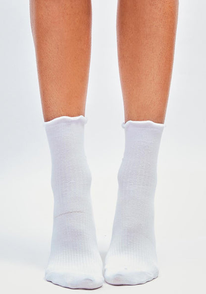 Angel All Dolled Up Bow Crew Socks
