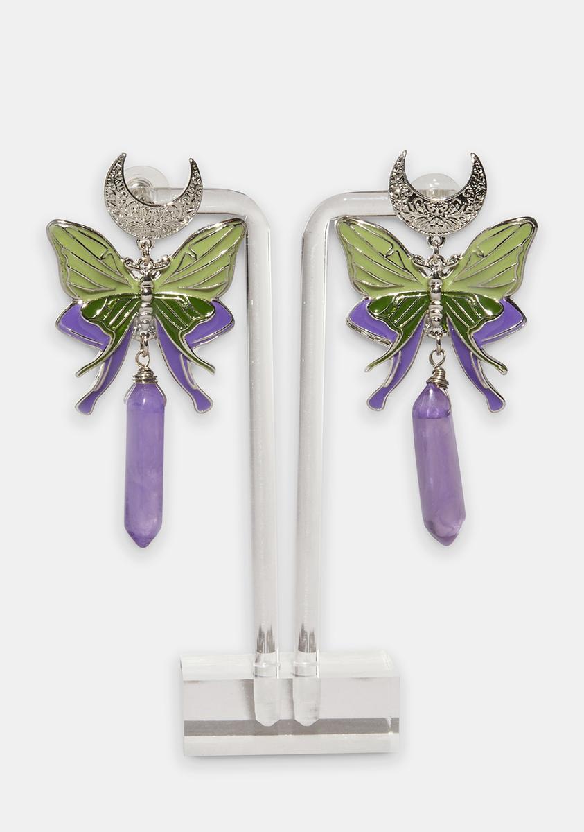 Amazed Today Butterfly Drop Earrings