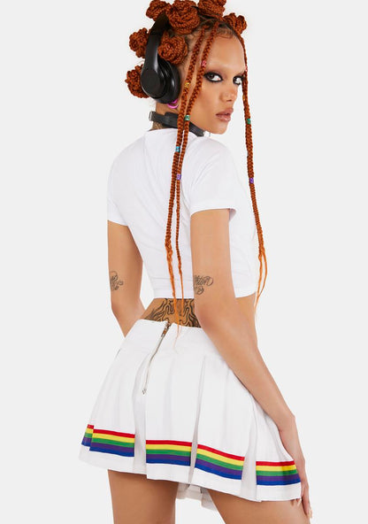 Angel Strutting By Life Pleated Skirt