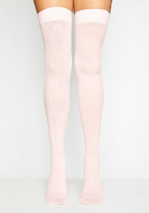 Angel Of Mine Sheer Thigh Highs