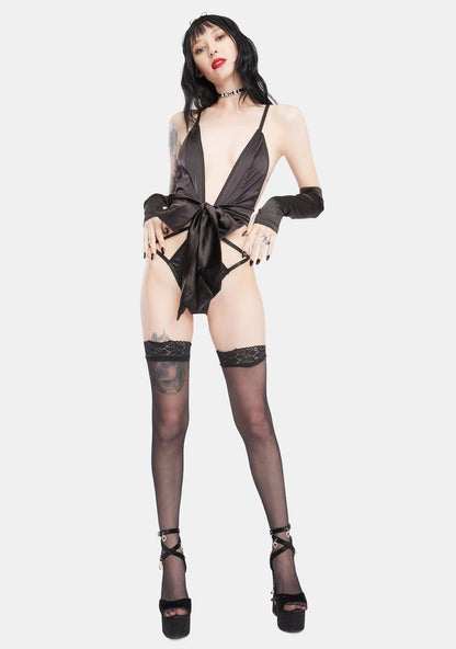 Ambra Deep Plunging Teddy