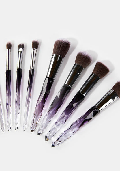 Amethyst Crystal Persuasion Makeup Brush Set