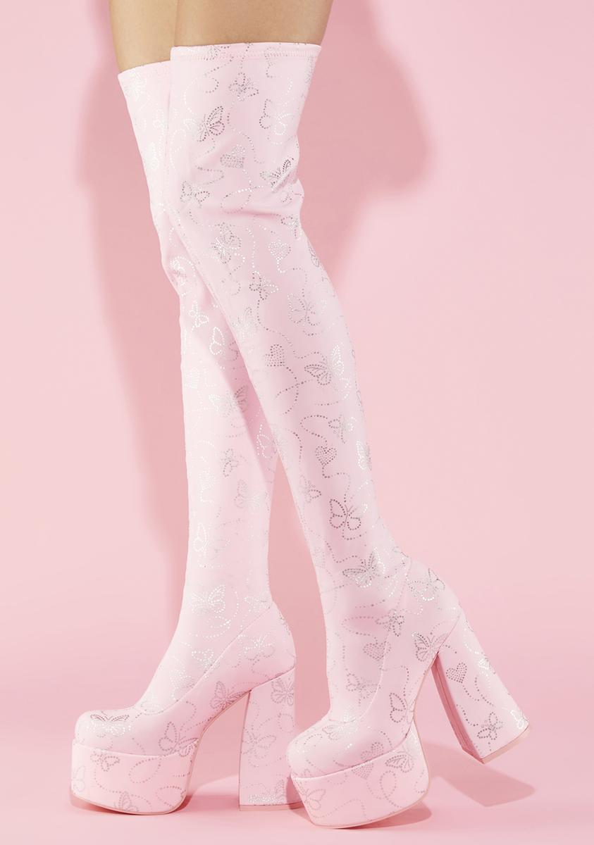 America's Sweetheart Thigh High Boots