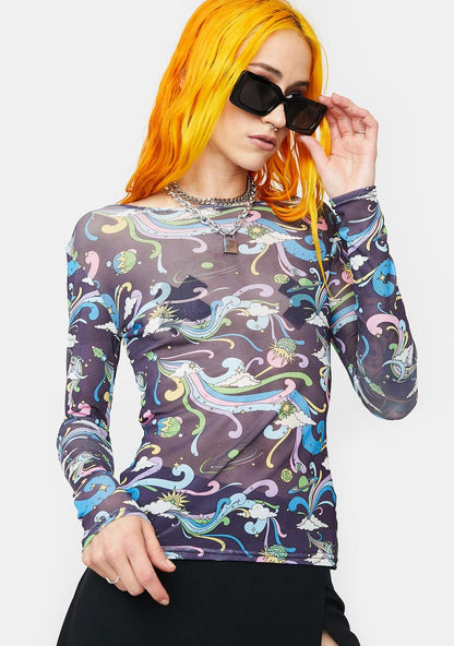 Amelia Mesh Shirt