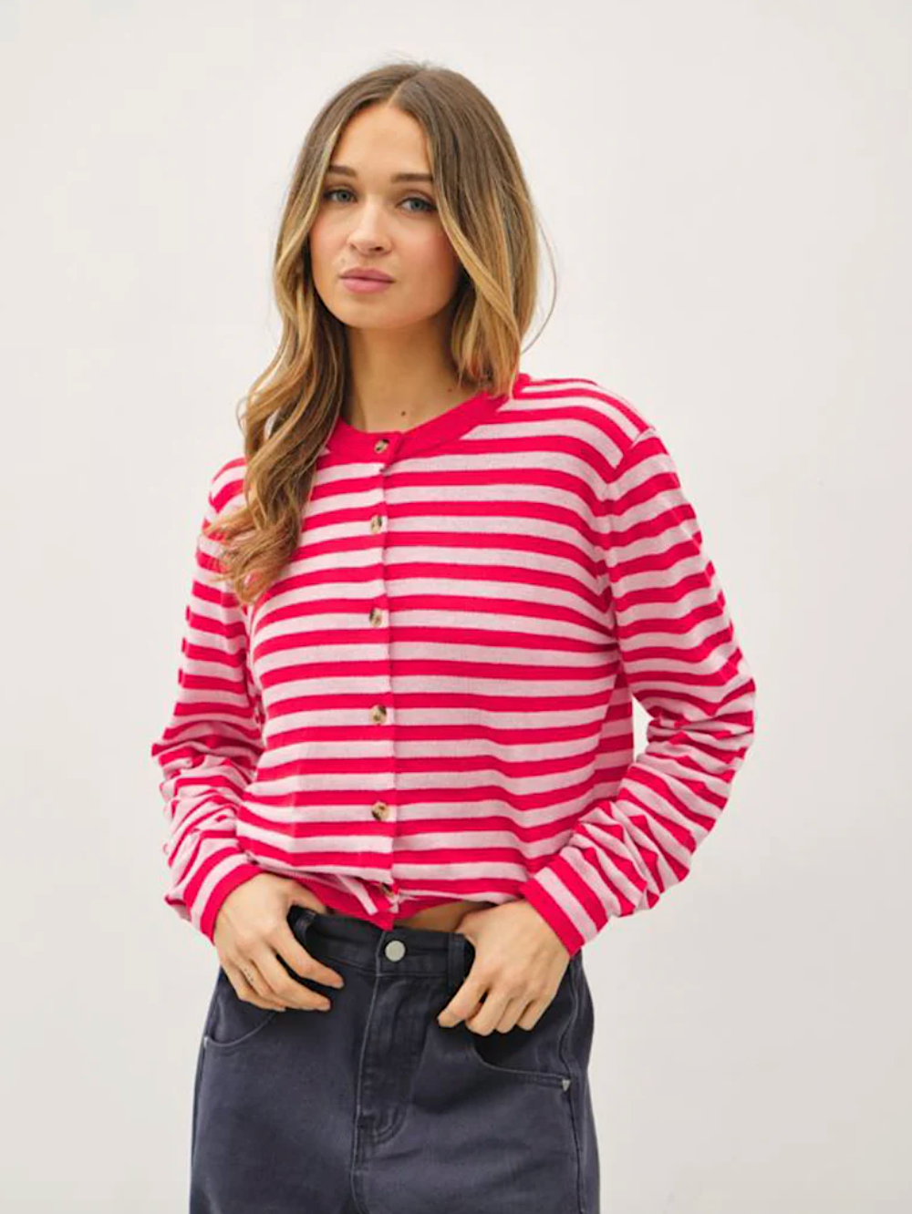 sammy button cardi
