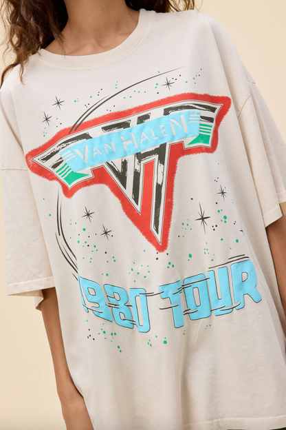 van halen 1980 tour tee