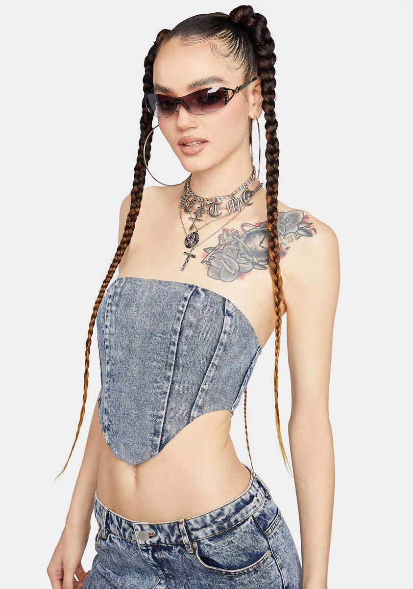 Amison Denim Corset